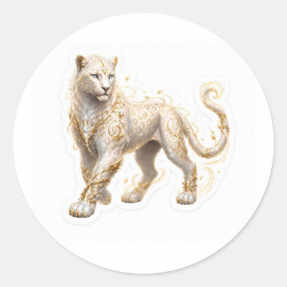 Rond Light Panther Sticker