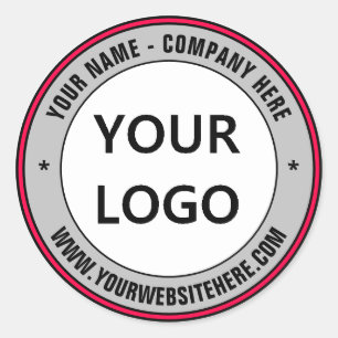 Rond Logo de l'entreprise personnalisée et Sticker de t