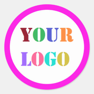 Rond Logo de l'entreprise personnalisée Sticker d'entre