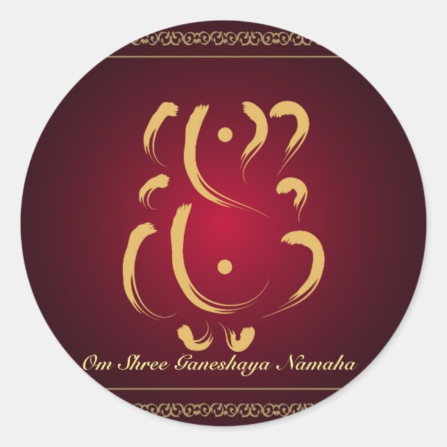 Rond Lord Ganesha - Sticker (Devant)