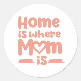 Rond Love Maman Sticker