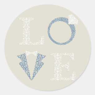 Rond LOVE — Sticker