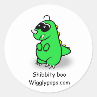 Rond M.wigglypops Shibbity boo sticker