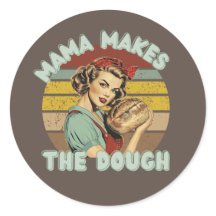 Mama Fait Le Sticker De Sac À Pain Douteux