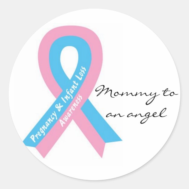 Rond Maman à un ange Sticker (Devant)