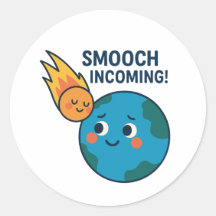Météo mignonne et dessin animé - Sticker "Smooch"