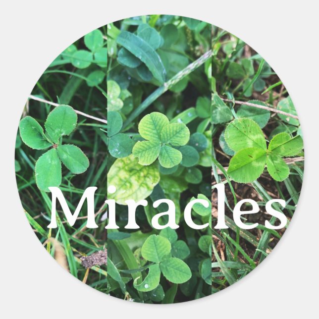 Rond Miracles sticker (Devant)