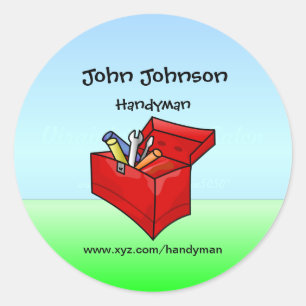 Rond Modèle Handyman Sticker