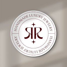 Rond Modern Logo Product Packaging Sticker