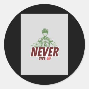 Rond N'abandonnez jamais Sticker