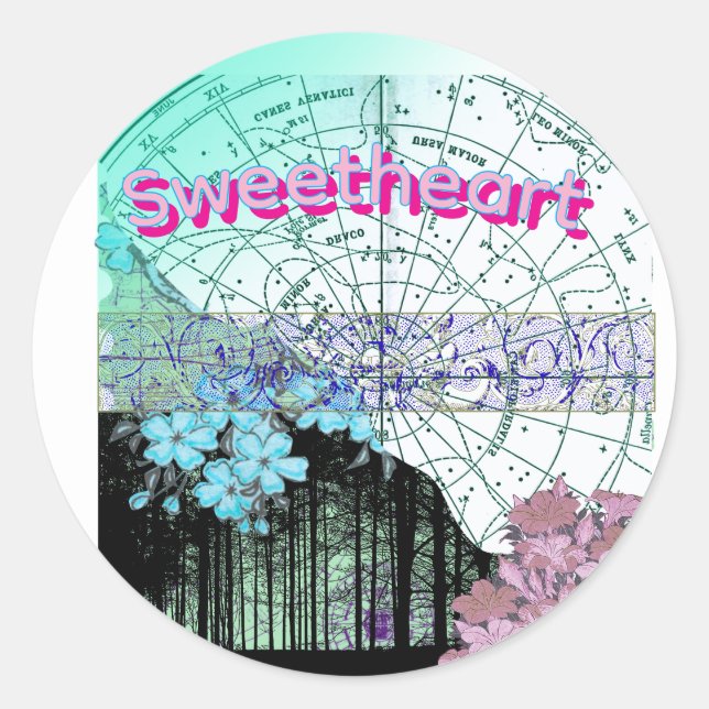 Rond Nautical Sticker (Devant)