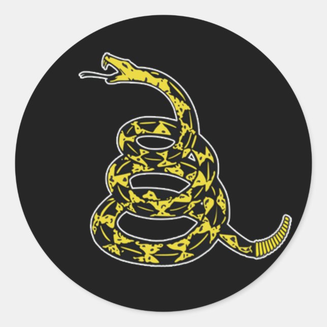 Rond NE MARCHE PAS SUR MOI Sticker (Devant)