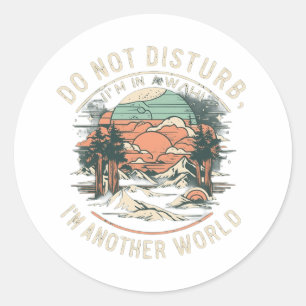 Rond Ne pas déranger Sticker