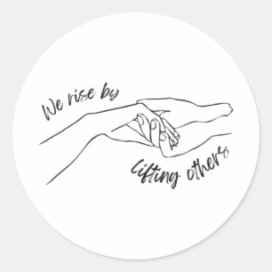 Rond Nous Montons En Levant D'Autres Sticker