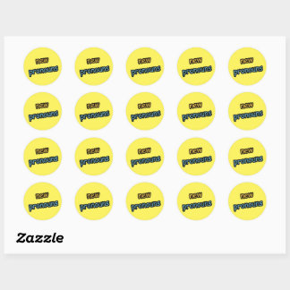 Rond Nouveau Pronouns Comic Sans Sticker