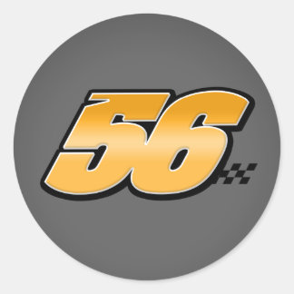 Rond Numéro 56 - Sticker