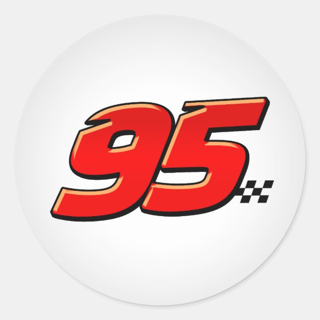 Rond Numéro 95 - Sticker (Devant)