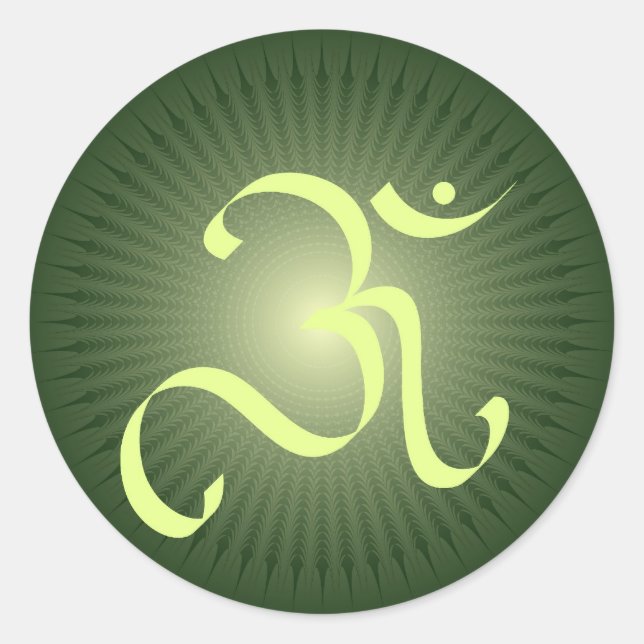 Rond OM paisible - Sticker (Devant)