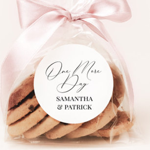 Rond One More Day Rehearsal Dinner Favor Sticker