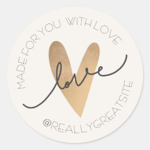 Rond Or Beige Aesthétique Fabriqué Avec Sticker Cercle 