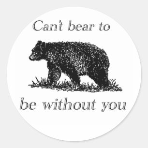 Rond Ours   Sticker