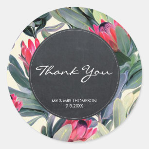 Rond palme tropicale merci vous préférez sticker mariag