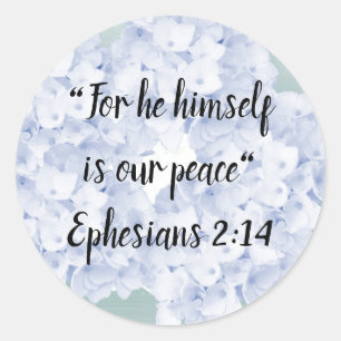 Rond Peace Jesus est notre Sticker Peace Round