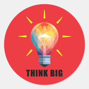 Rond Pensez grand Sticker