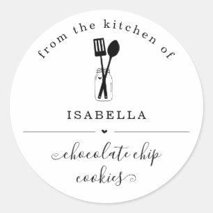 Rond Personnalisé à partir de la cuisine de Sticker