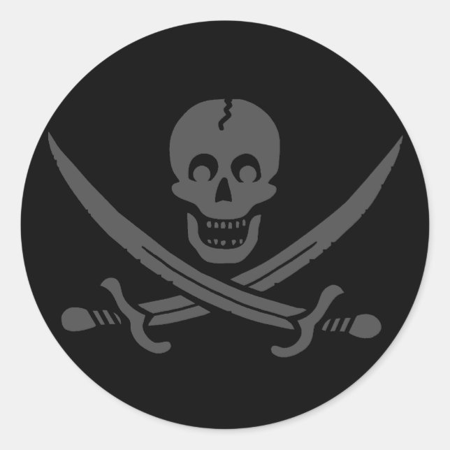 Rond PirateLife, Sticker (Devant)