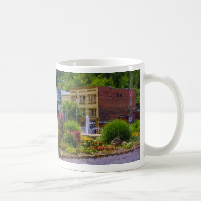Rond-point Hot Springs Painterly Coffee Mug (Droite)