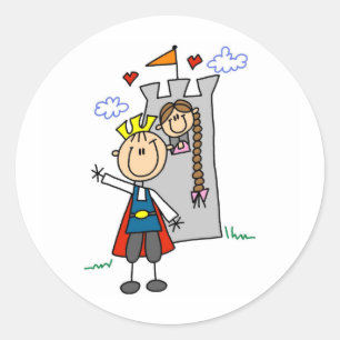 Rond Prince Charming Secourt Sticker Rapunzel