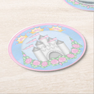 Rond Princesse, Anniversaire, Dessous de verre en papie