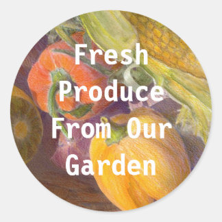 Rond Produire à partir de notre Sticker Modèle Garden