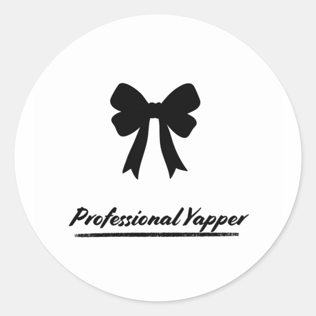 Rond Professional Yapper - Sticker (Devant)