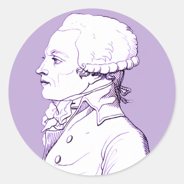 Rond Profil Robespierre dans Sticker Lavender (Devant)