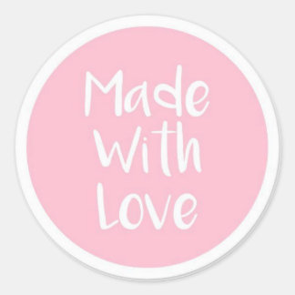 Rond Réalisé Avec Sticker Amour