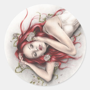 Rond Respire dans Breathe out Sticker