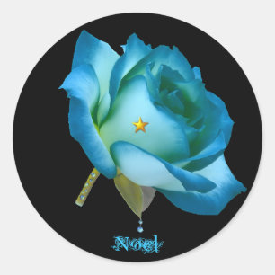 Rond Rose de Noel - Sticker