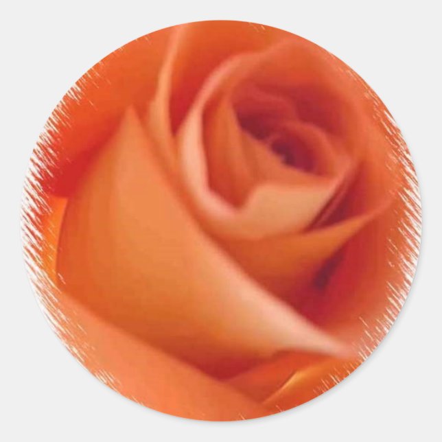 ROND ROSE MARIAGE ENVELOPE SEAL STICKER (Devant)