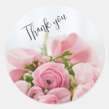 Rose roses merci sticker