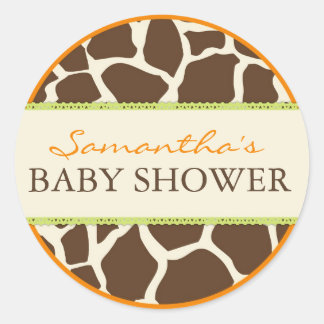 Rond Safari Boy Sticker D