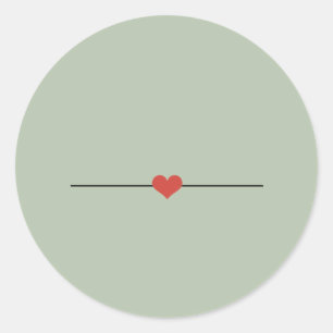Rond Sage green fabriquez votre propre Sticker Classic 