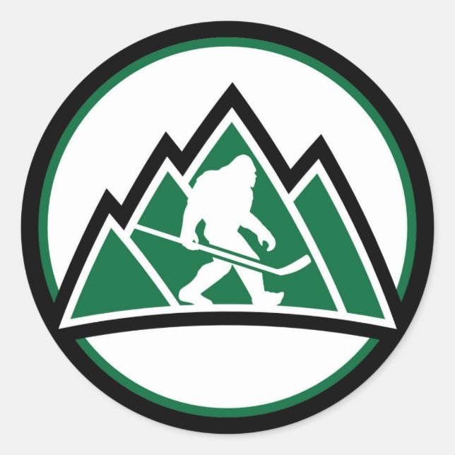 Rond Sasquatch Hockey Sticker - Accueil (Devant)