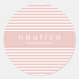 Rond SCEAU STICKER :: rayé nautique 9