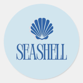 Rond Seashell Sticker