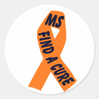 Rond Sensibilisation au ruban orange, Sticker