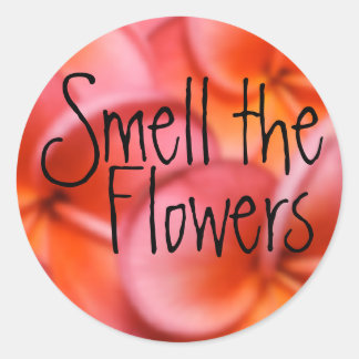 Rond Sentez Le Sticker Fleurs