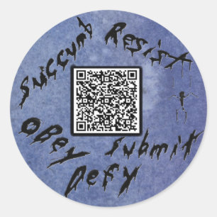 Rond Sentiaverum Sticker QR 1