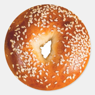 Rond Sesame Bagel Classic Round Sticker